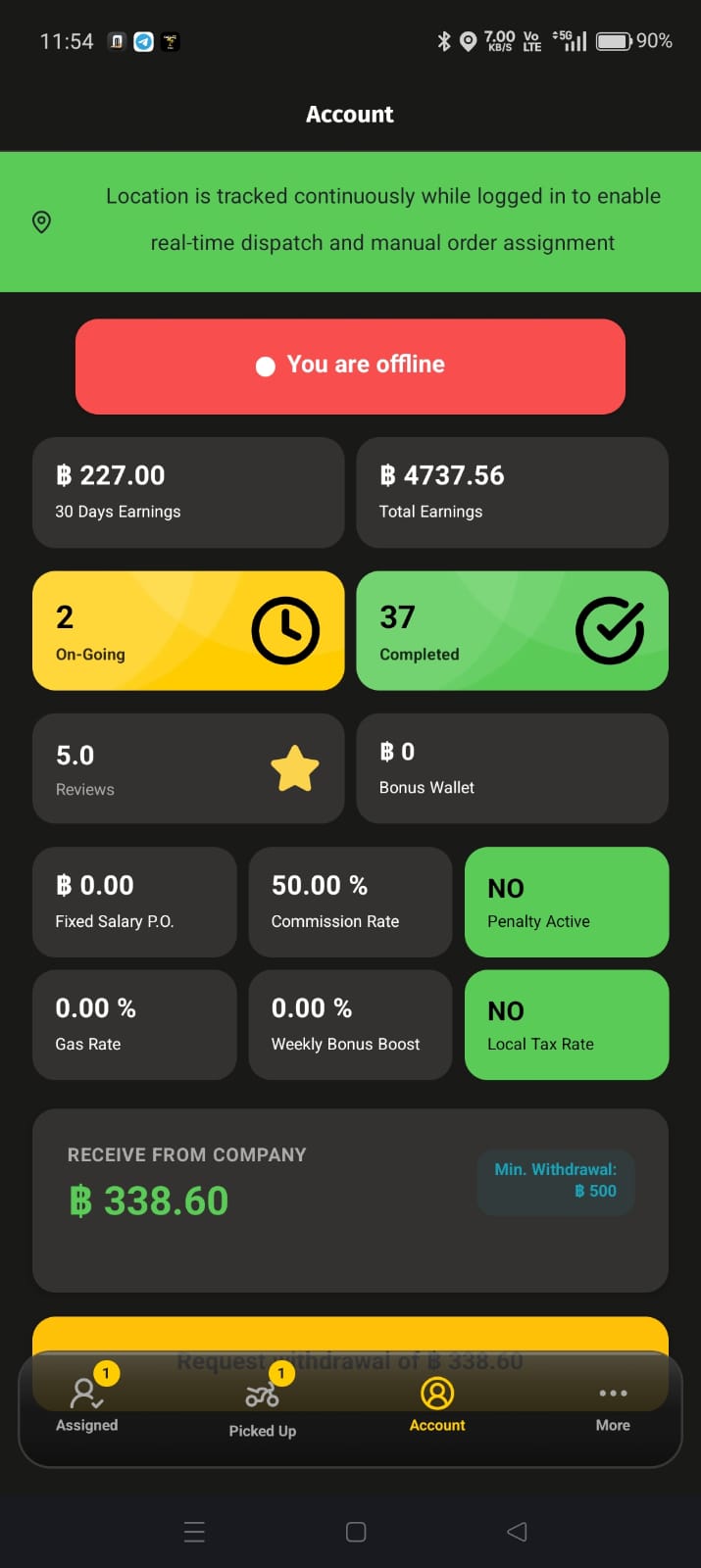 Delivery KPG Driver App